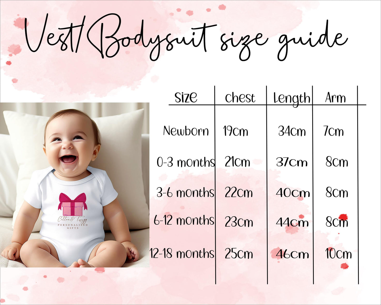 Personalised Born in 2025 Baby Sleepsuit, Vest & Bib, Personalised Baby Gift For New Baby Girl Or Baby Boy, Unisex Coming Home Outfit