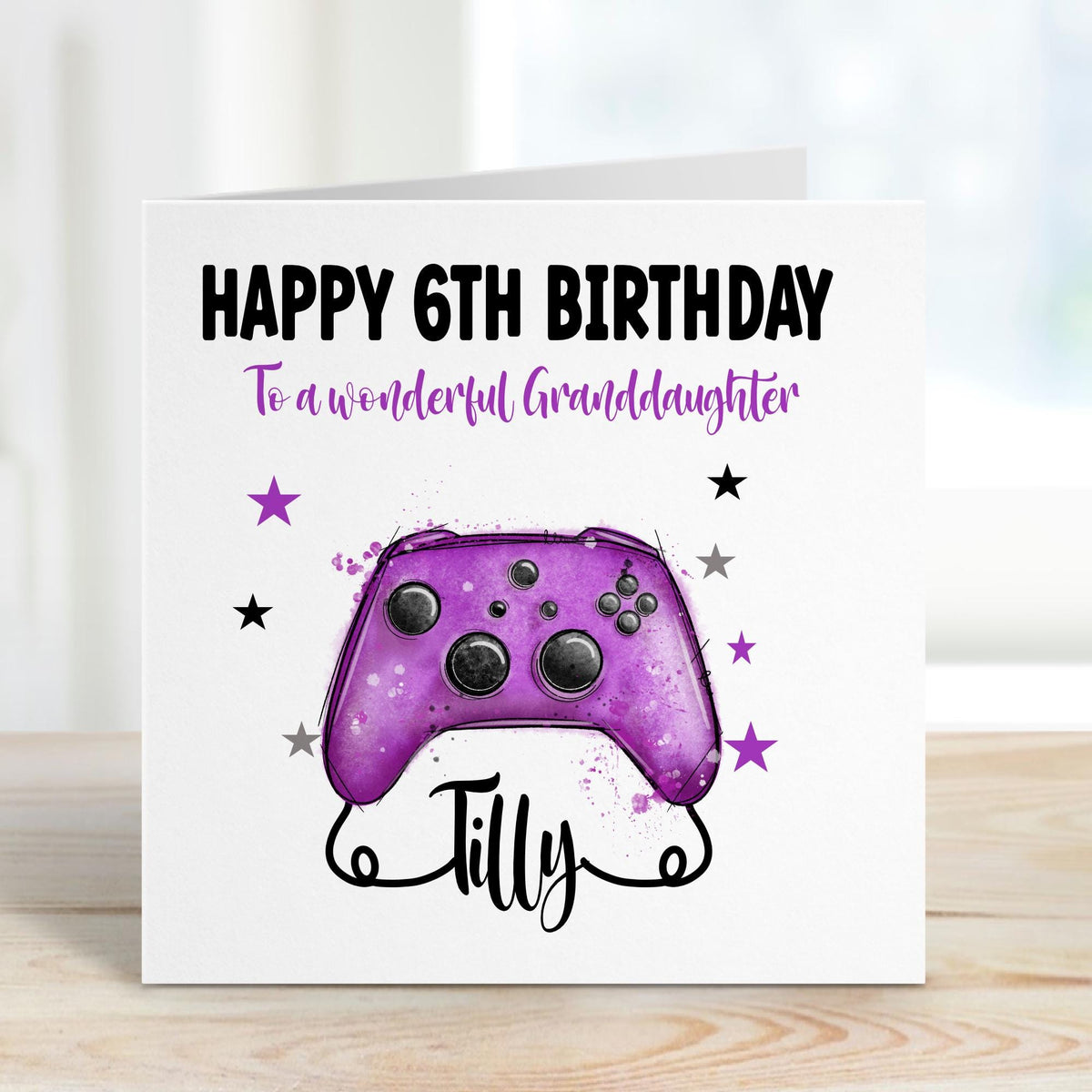 Gamer Controller Any Age Birthday Card for Boys or Girls – photo 5