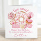 Personalised Sweet 2nd Birthday Card for Girls – Candy and Doughnut Design, Daughter or Granddaughter