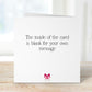 First Easter Card – Personalised Baby Easter Card With Hand Drawn Bunny Illustration