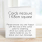 Card measurements