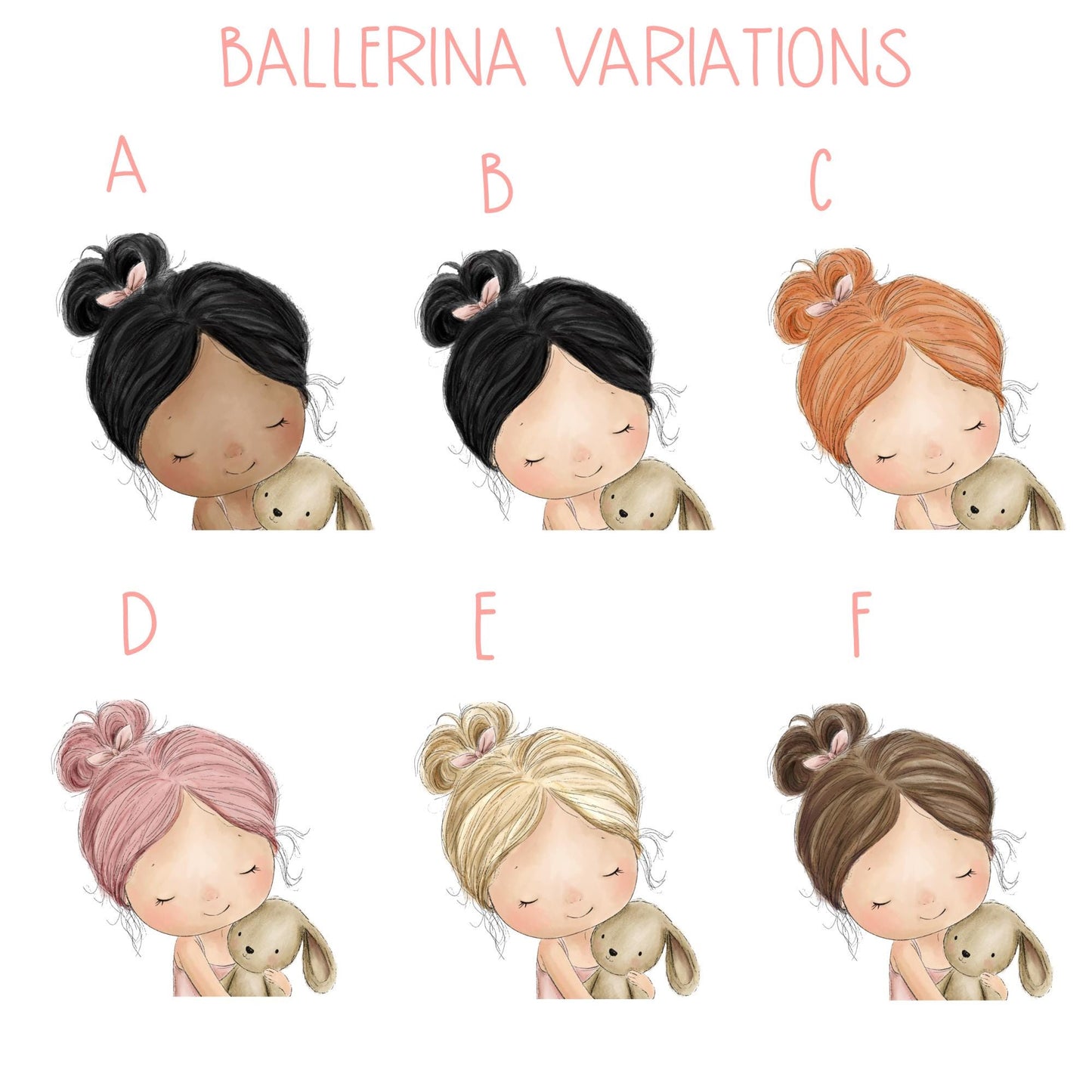 Personalised Pink Ballerina Christmas Card For Girls