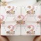 Personalised gift wrap for a 2nd birthday featuring a large pink number &#39;2&#39; surrounded by cute safari animals & grey stars. The design includes the text &#39; Happy 2nd Birthday&#39; Personalised with a name in multi-coloured text.