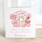 Sweet One 1st Birthday Gift Wrap Paper, Personalised 1st Birthday Doughnut Wrapping Paper