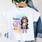 Personalised Girls Birthday T-Shirt - Children's Birthday Top