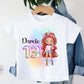 Personalised Girls Birthday T-Shirt - Children's Birthday Top