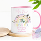 Personalised Thank You Mug, Teachers Personalised Mug, End Of Term Gift, Personalised Gift For Teacher's