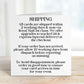 Shipping info