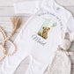 Personalised When I Wake Up I Will Be One Sleepsuit, Personalised Birthday Romper, 1st Birthday Babygrow, Unisex Birthday Outfit