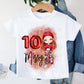 Personalised Girls  Birthday T-Shirt, Girls Dance Personalised Birthday Top, Any Age Birthday T shirt for Girls, Custom Dancers T-Shirt