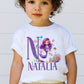 Purple Mermaid Birthday T-shirt