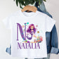 Purple Mermaid Birthday T-shirt