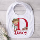 Personalised Elf Sleepsuit, Cotton Christmas Personalised Christmas Vest/Bodysuit, Christmas Elf Vest & Babygrow