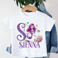 Purple Mermaid Birthday T-shirt
