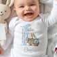 Bunny First Easter Babygrow for Boys
