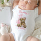 Bunny First Easter Vest for Girls