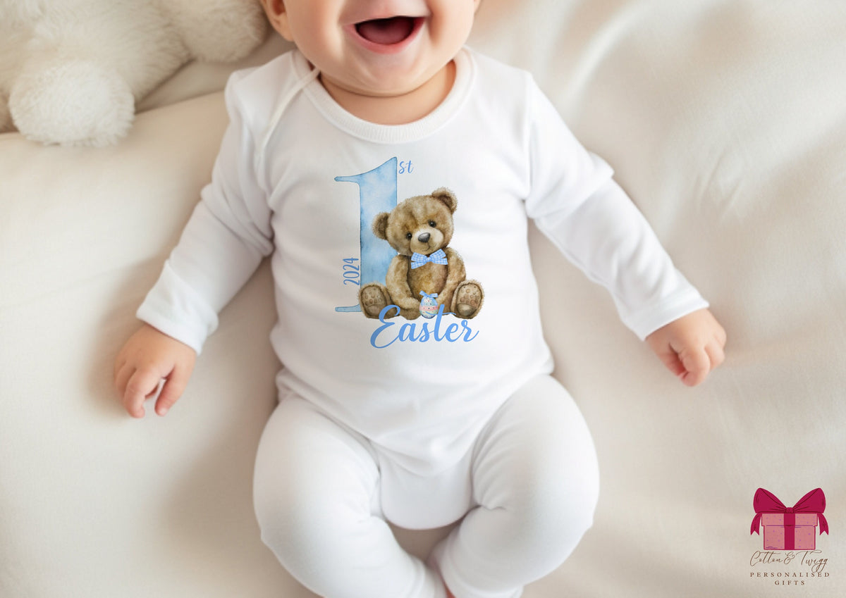 Bunny First Easter Vest for Boys