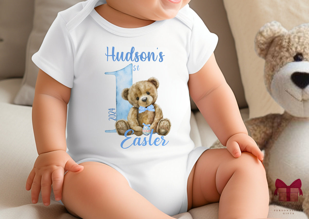 Bunny First Easter Vest for Boys