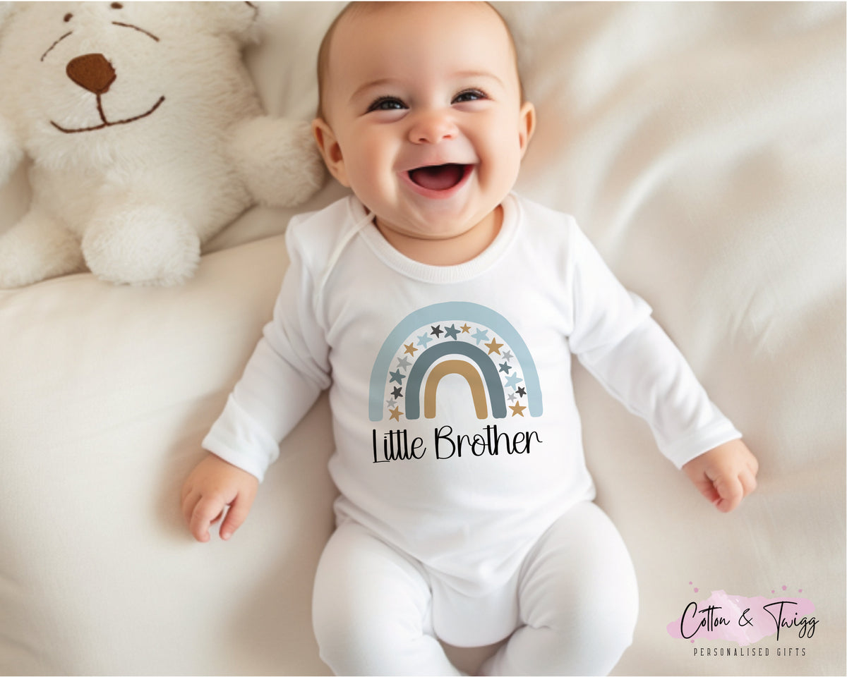 Brother Matching T-shirt, Vest and Sleepsuit