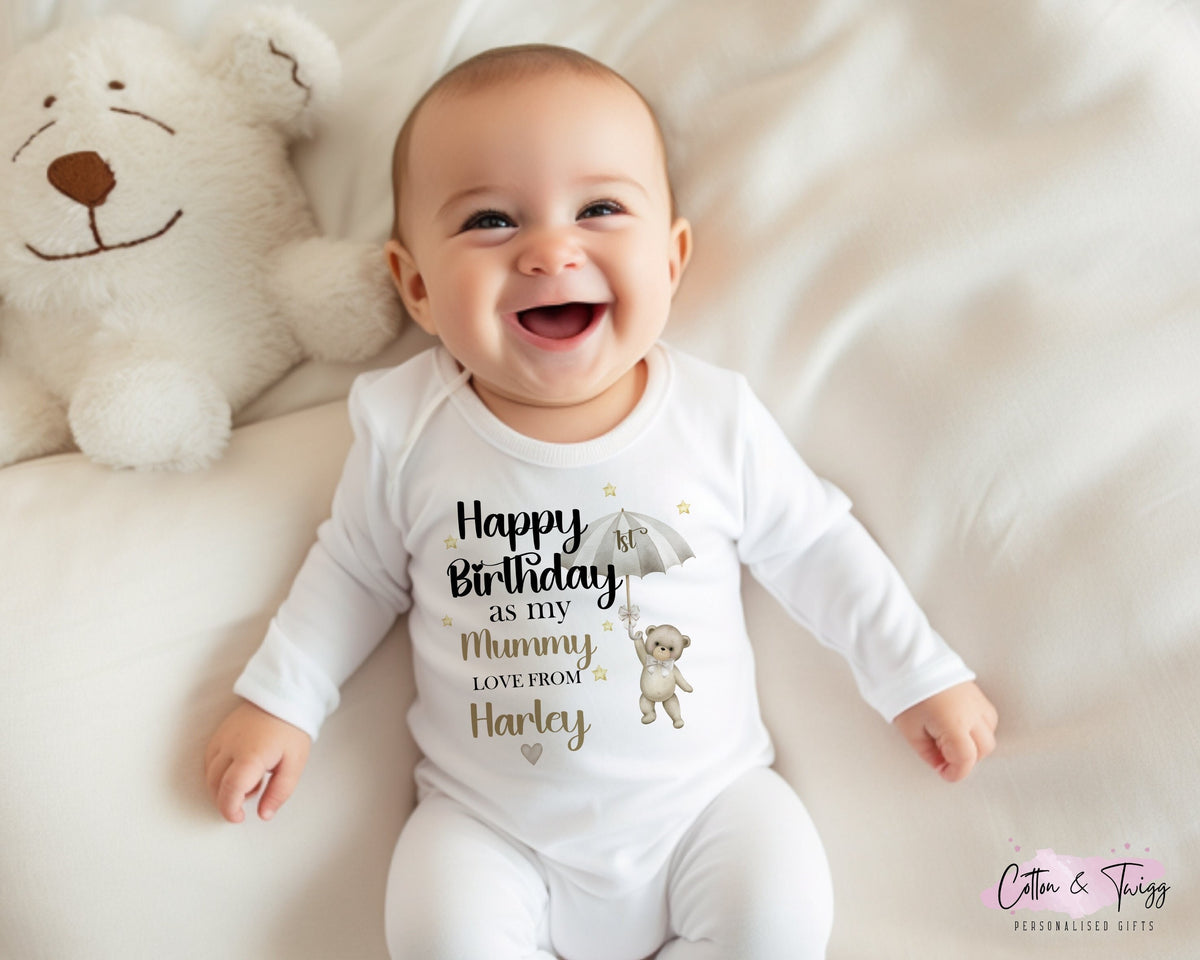 Mummy Birthday Sleepsuit
