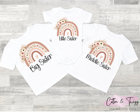Three Sisters Matching T-shirt Set