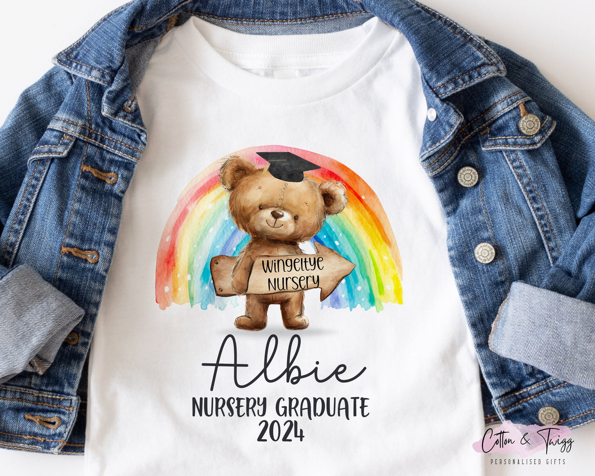 Rainbow Nursery Leavers T-shirt