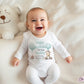 Cow Print Daddy Birthday Sleepsuit