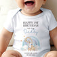 Daddy's First Birthday Baby Vest