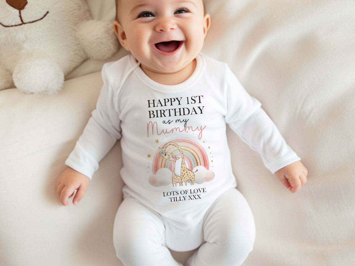Daddy's First Birthday Baby Vest