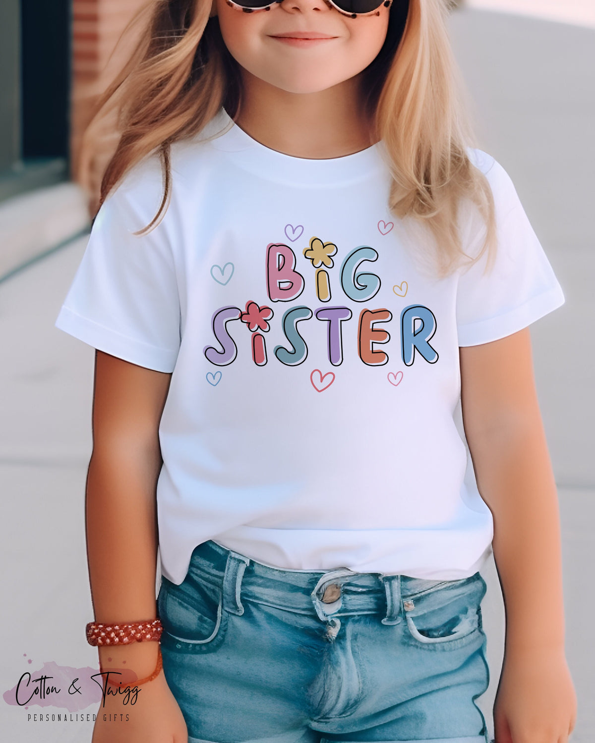 Big and Little Sister T-shirt Set