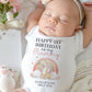 Daddy's First Birthday Baby Vest