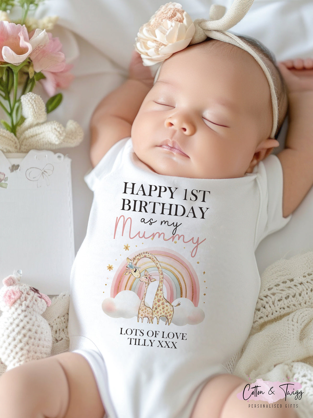 Daddy's First Birthday Baby Vest