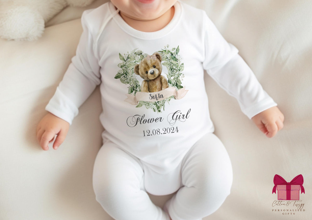 Wedding Flower Girl Babygrow