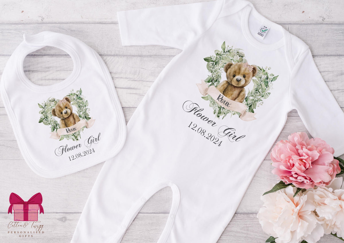 Wedding Flower Girl Babygrow