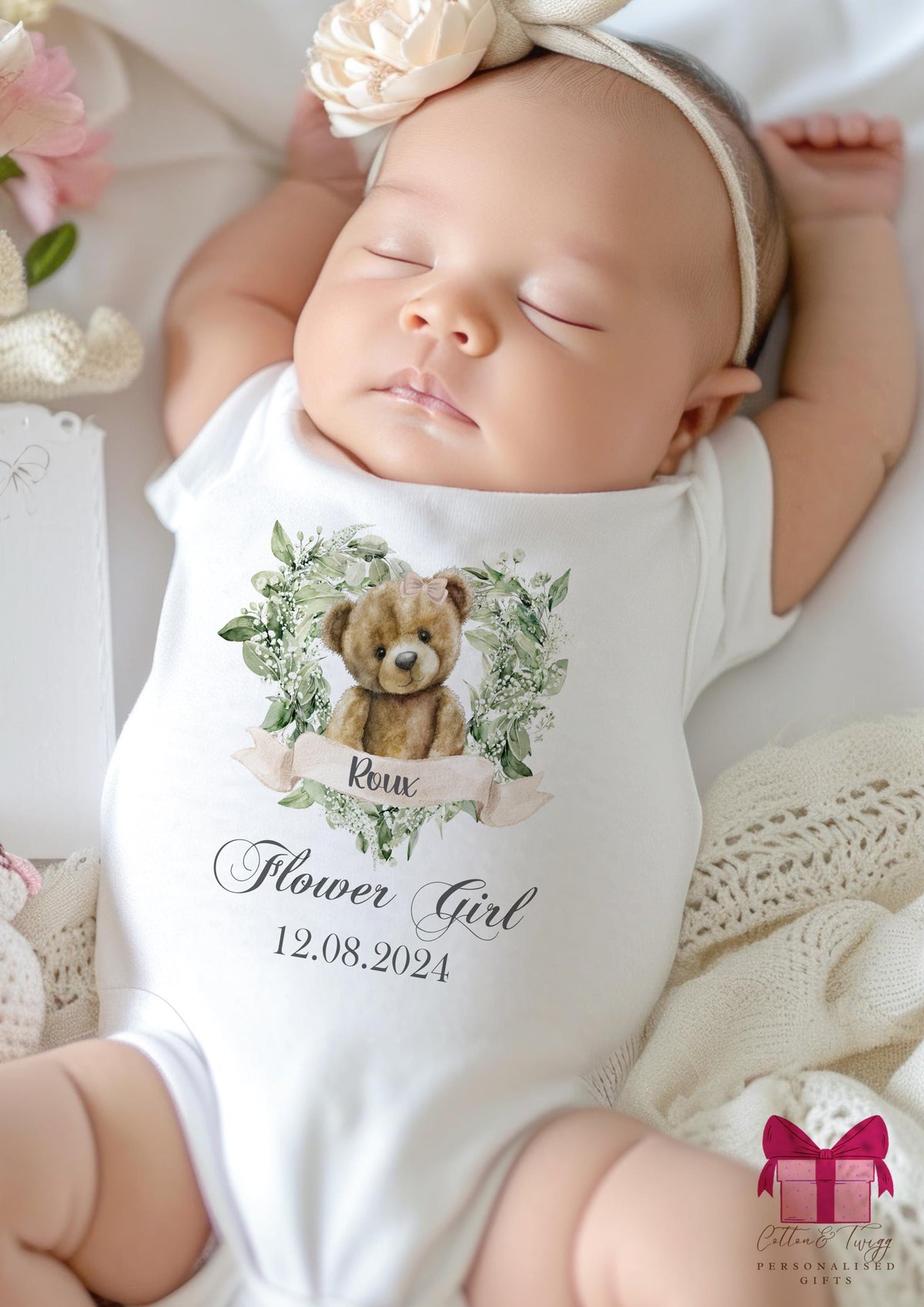 Wedding Flower Girl Babygrow