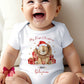 Christmas Lion Baby's First Christmas Sleepsuit, Vest & Bib