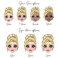 Glam Girl Pink & Black 30th Birthday Card for Her – photo 2