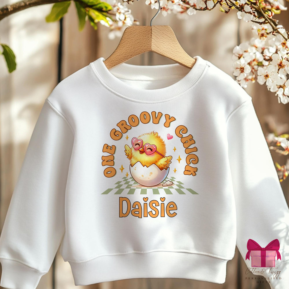 Easter Chick Sweatshirt for Girls