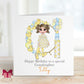 Yellow Rubber Duck Birthday Card for Girls – Choose Hair & Eye Colour – photo 4
