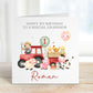 Red Tractor Farm Animals 1st Birthday Card for Boys – Cotton and Twigg