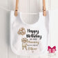 Balloon Teddy Mummy Birthday Sleepsuit