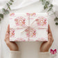 Girls doughnut 2nd birthday wrapping paper