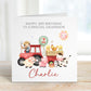Red Tractor Farm Animals 2nd Birthday Card for Boys – photo 2