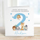 Safari Animals Any Age Birthday Card for Boys or Girls – photo 4