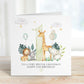 Safari Giraffe Number 1 First Birthday Card – Cotton and Twigg