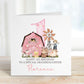 Pink Barn Farm Animals 1st Birthday Card for Girls – Cotton and Twigg
