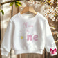 Pink Daisy is One personalised sweatshirt
