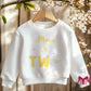 Yellow Daisy is One personalised sweatshirt