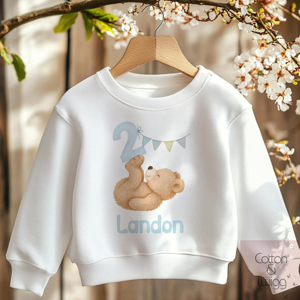Pink Number One Teddy Sweatshirt