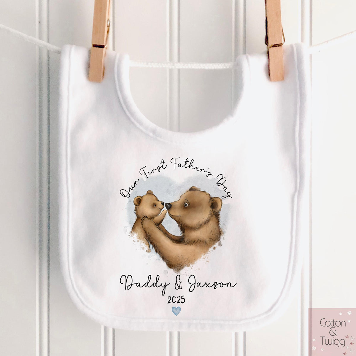 Bear First Father's Day Babygrow